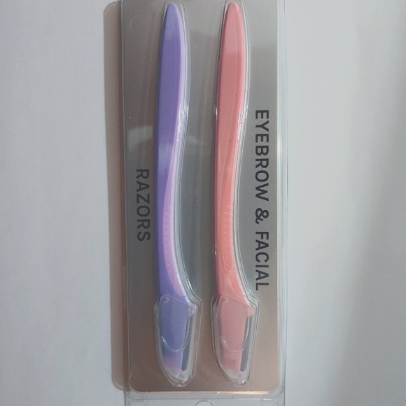 Eyebrow & Facial Razors Stainless Steel - Picture 1 of 3